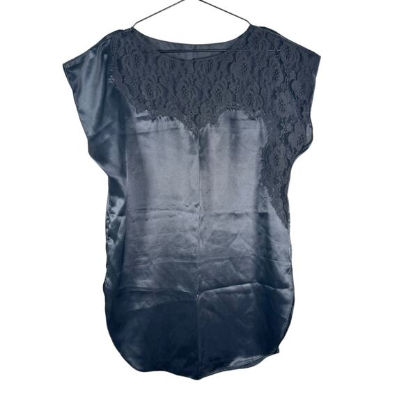 Frederick's of Hollywood Other - Vintage Frederick's of Hollywood Women's 100% Polyester Lace Boxy Sexy Shirt M